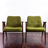 PAIR OF 366 JOZEF CHIEROWSKI ARMCHAIRS